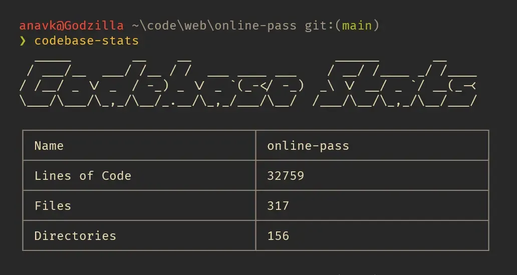 Codebase Stats Demo