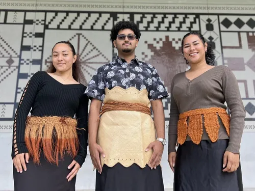 Anav Chand with Seilnoi Tuungahala and Lanuongo Guttenbeil