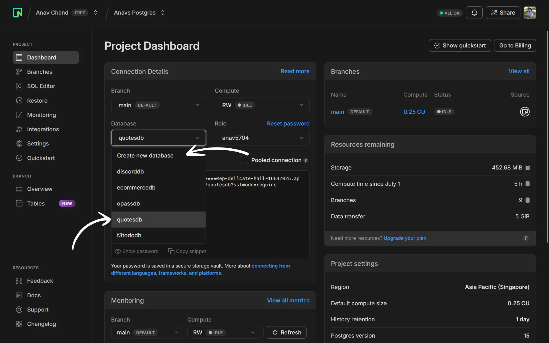 Create Database